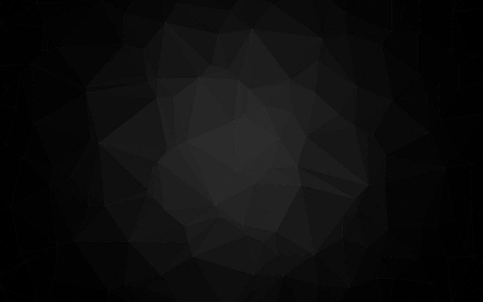 Dark Silver, Gray vector triangle mosaic template.