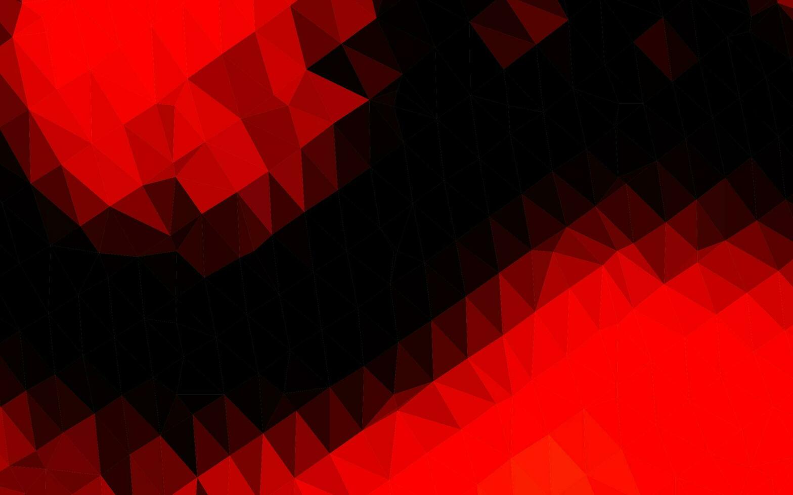 Light Red vector abstract polygonal layout.