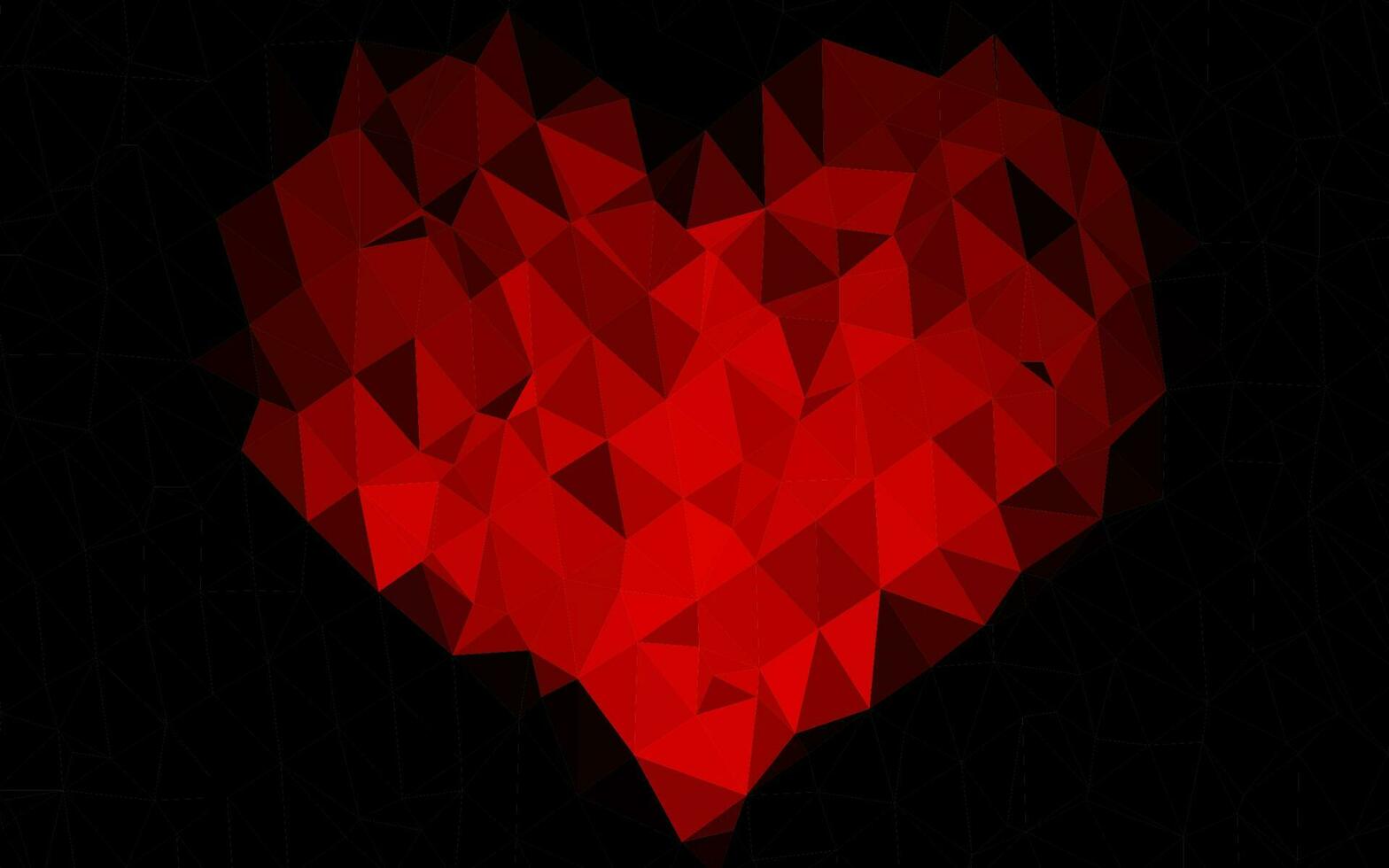 Light Red vector low poly layout.