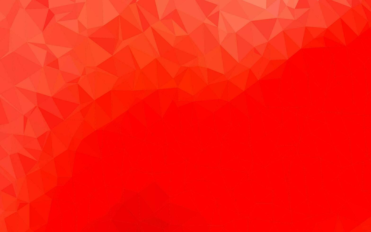 Light Red vector abstract polygonal layout.