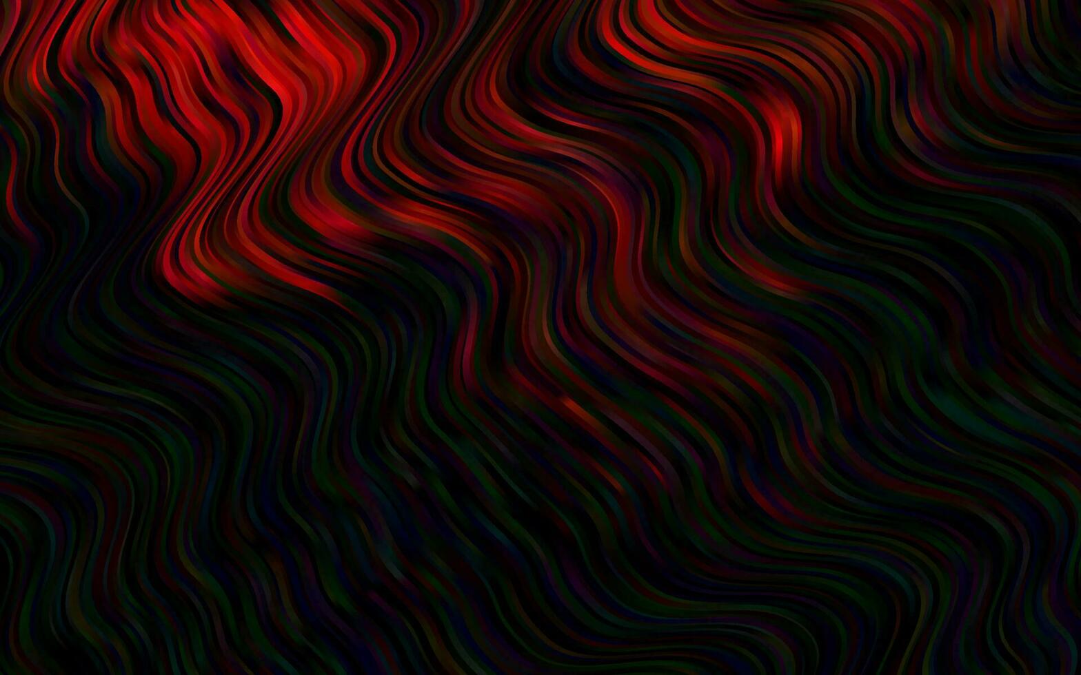 Dark Red vector template with lava shapes.