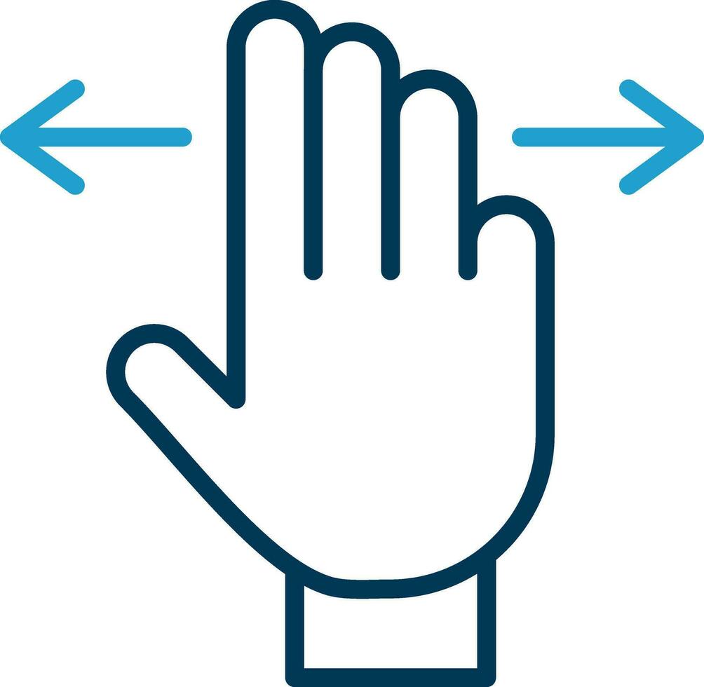 Swipe Vector Icon Design