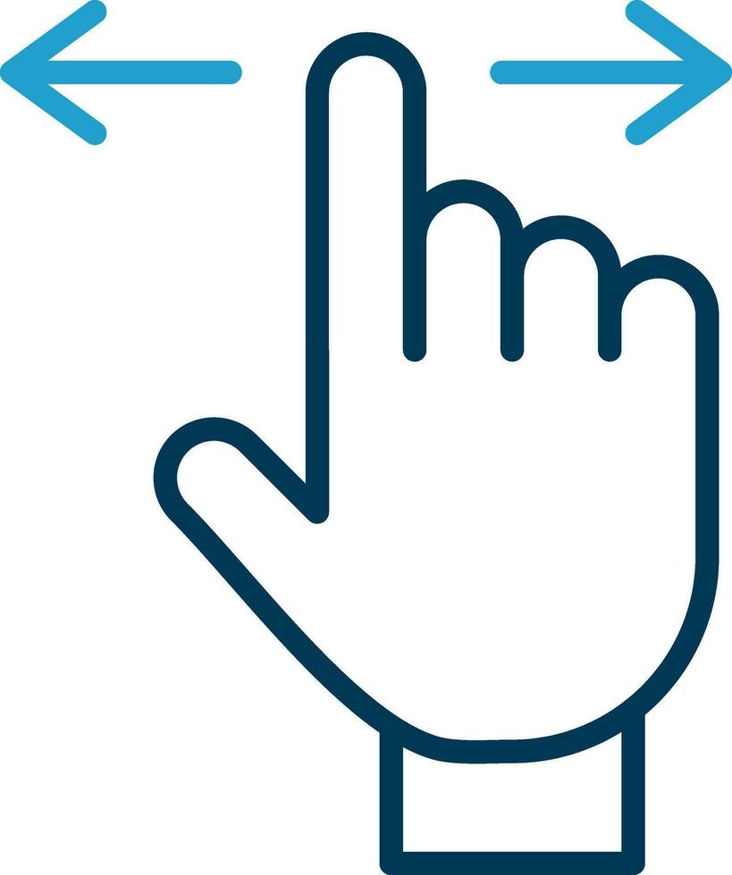 Swipe Vector Icon Design