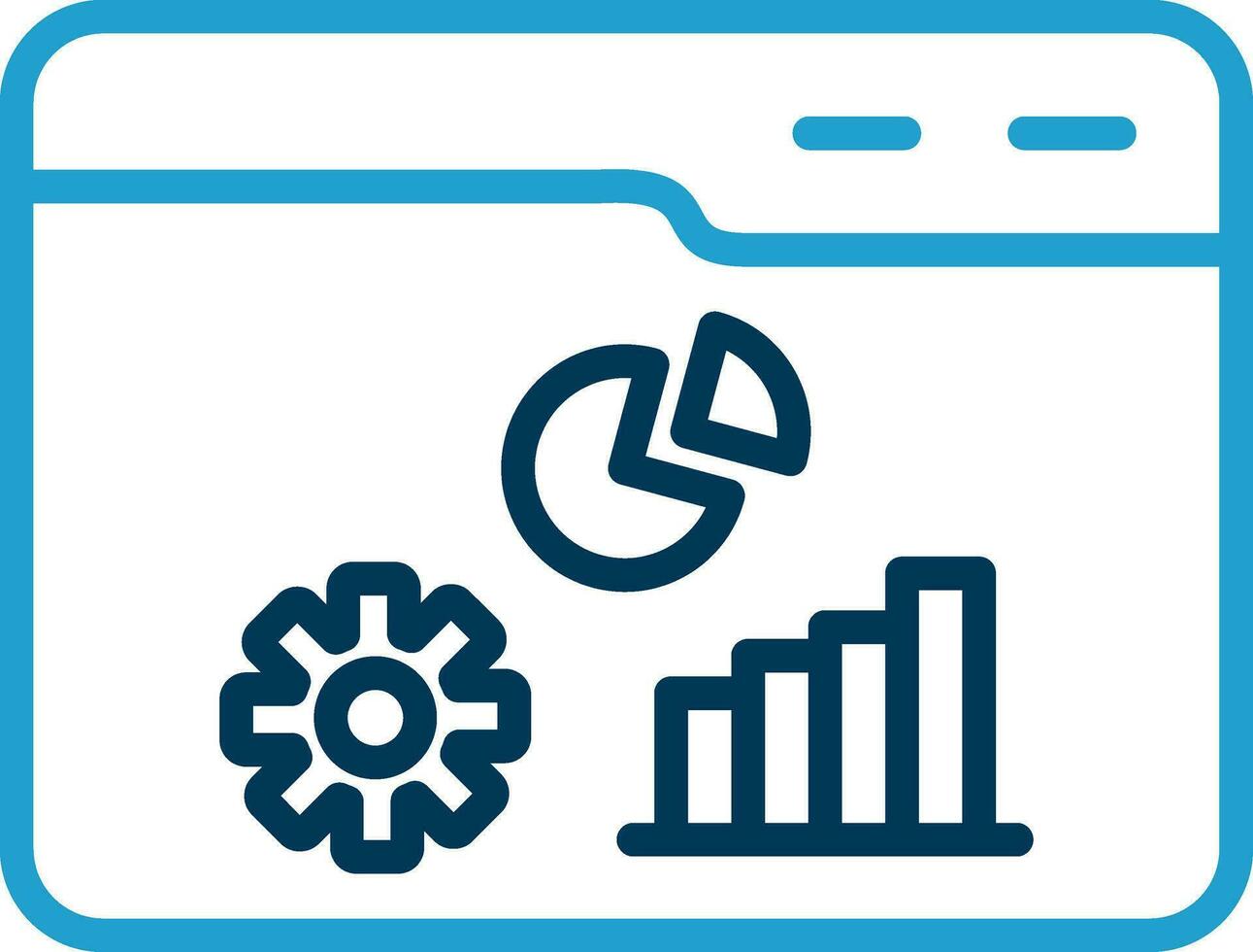 Statistics Vector Icon Design