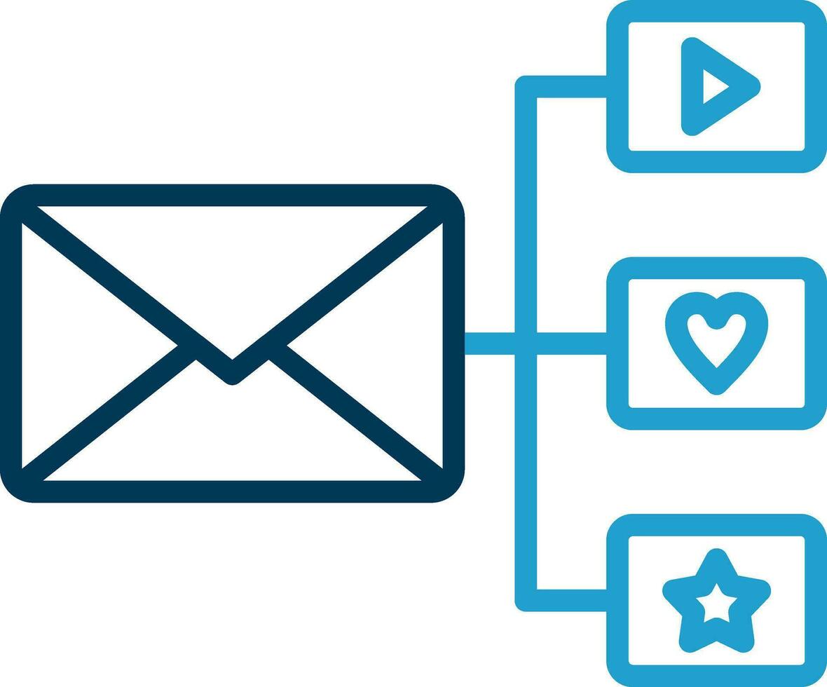 Email Marketing Vector Icon Design
