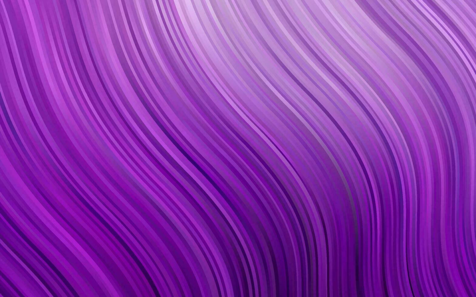 Light Purple vector background with bent lines.