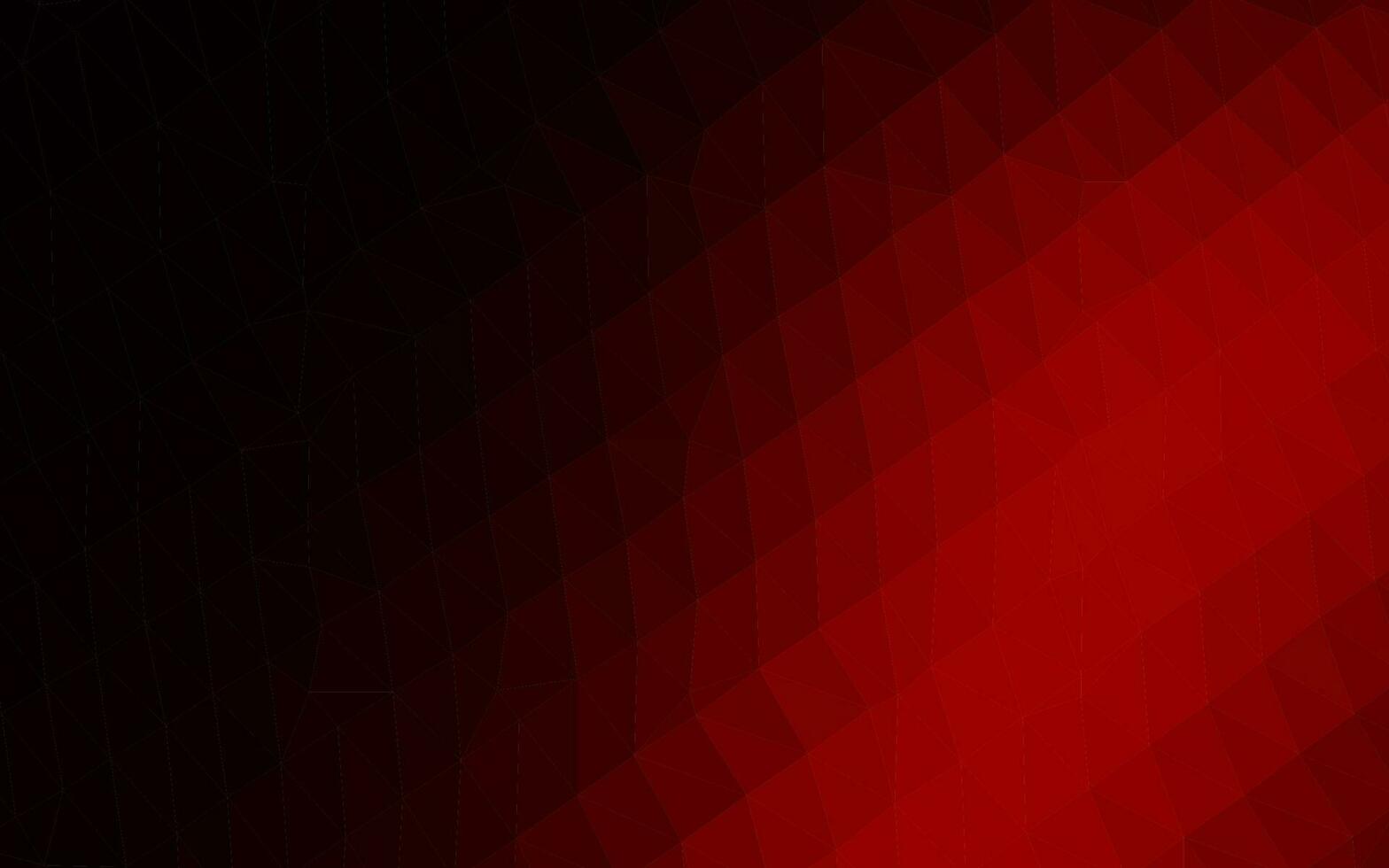 Dark Red vector low poly cover.