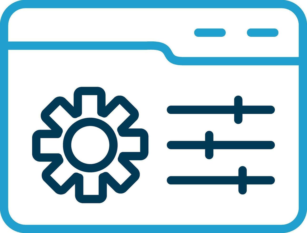 Web Management Vector Icon Design