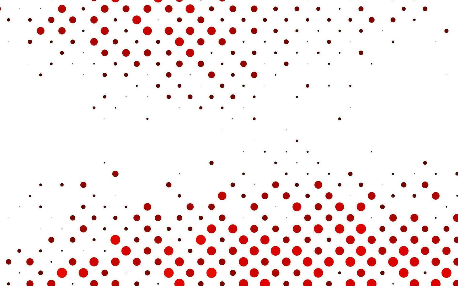 diseño de vector rojo claro con formas circulares.