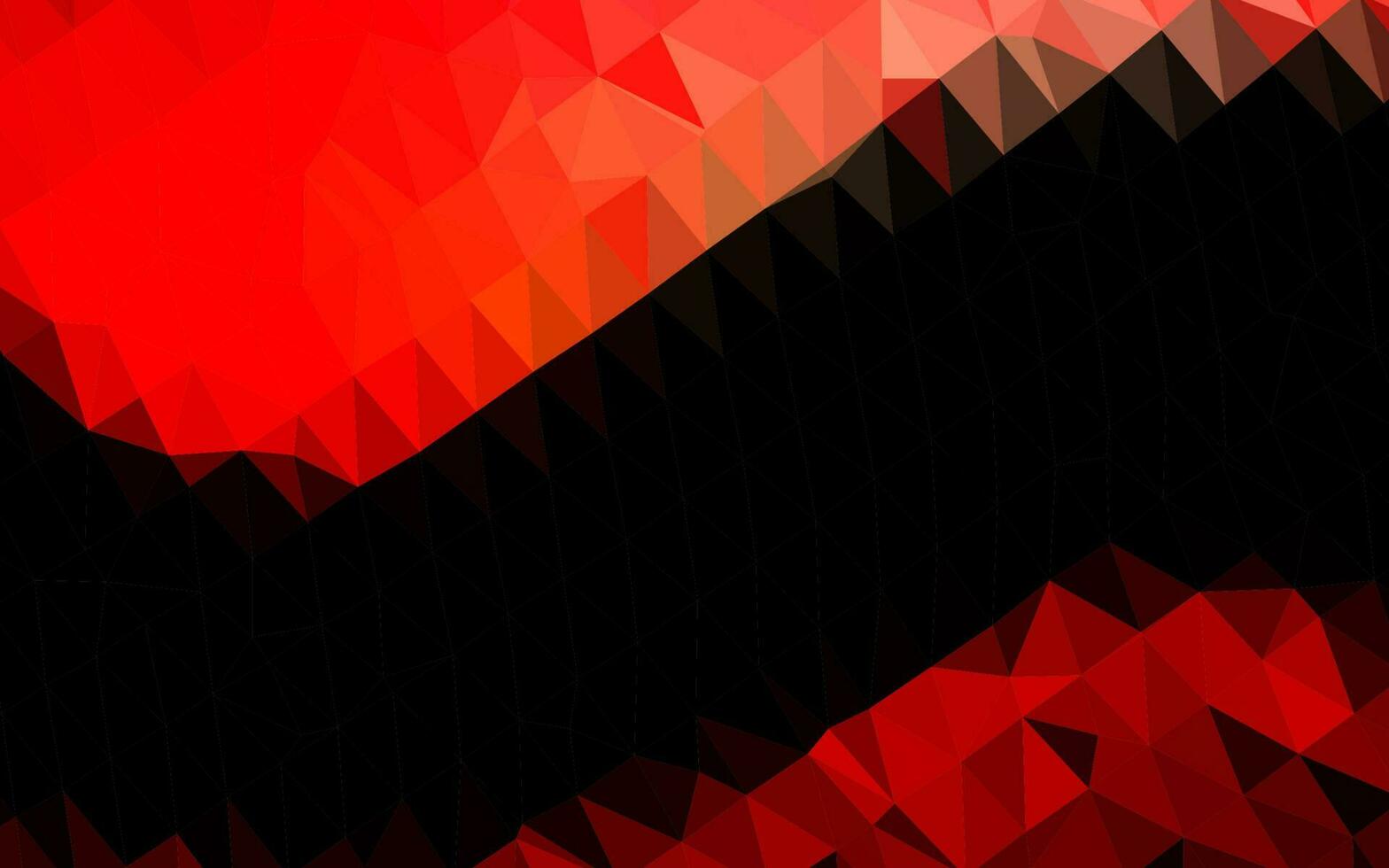 Light Red vector abstract polygonal texture.