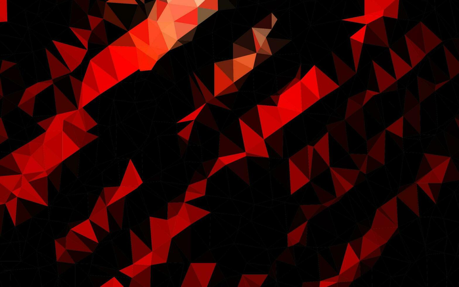 Light Red vector shining triangular template.