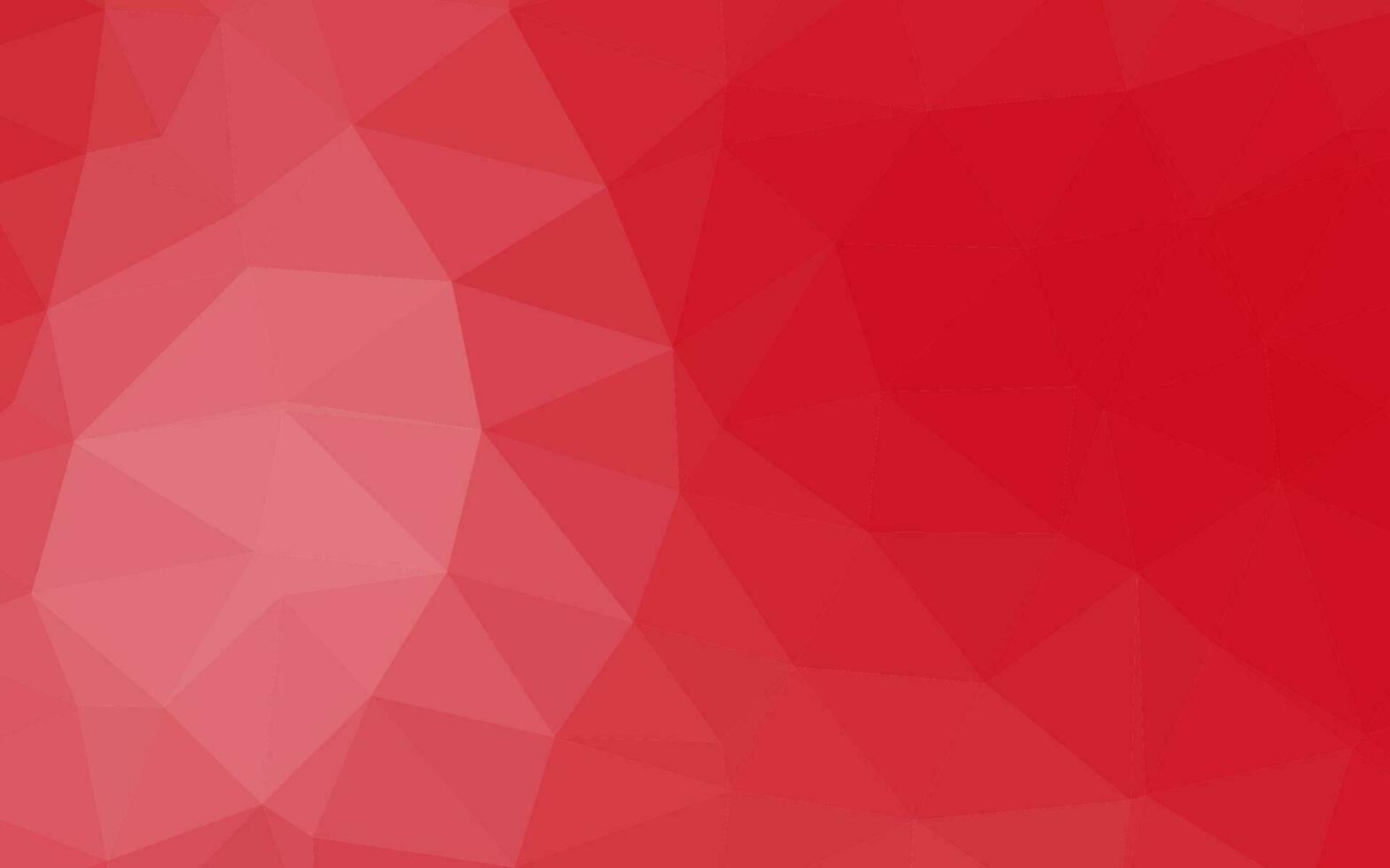 Light Red vector triangle mosaic template.
