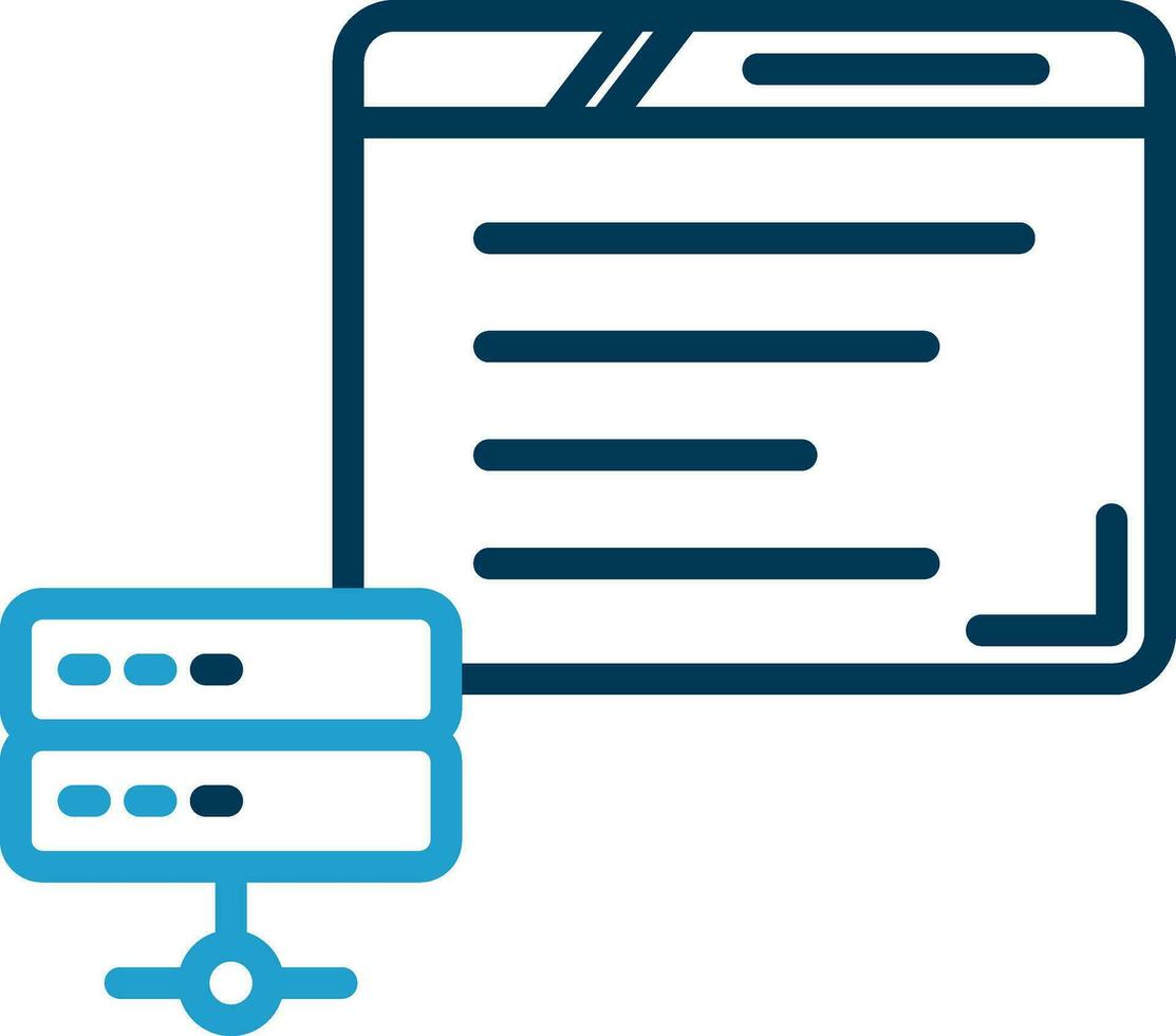 Web Hosting Vector Icon Design