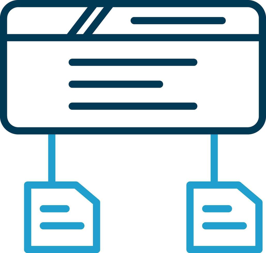 Data Flow Vector Icon Design
