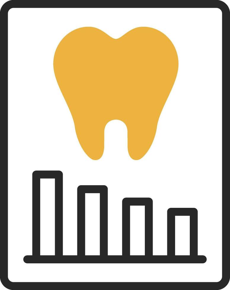 Dental Record Vector Icon Design