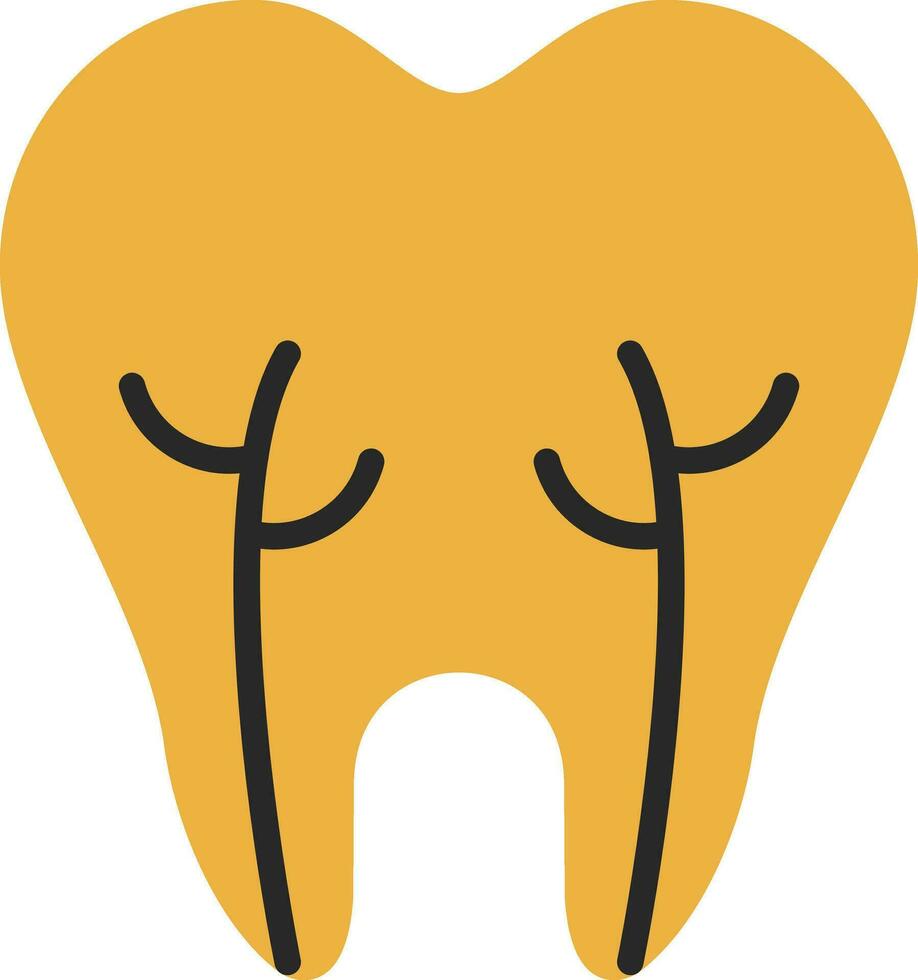 Root Canal Vector Icon Design