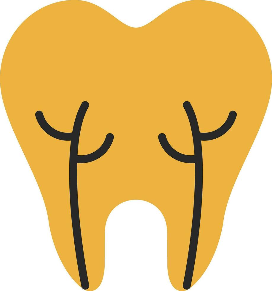 Root Canal Vector Icon Design