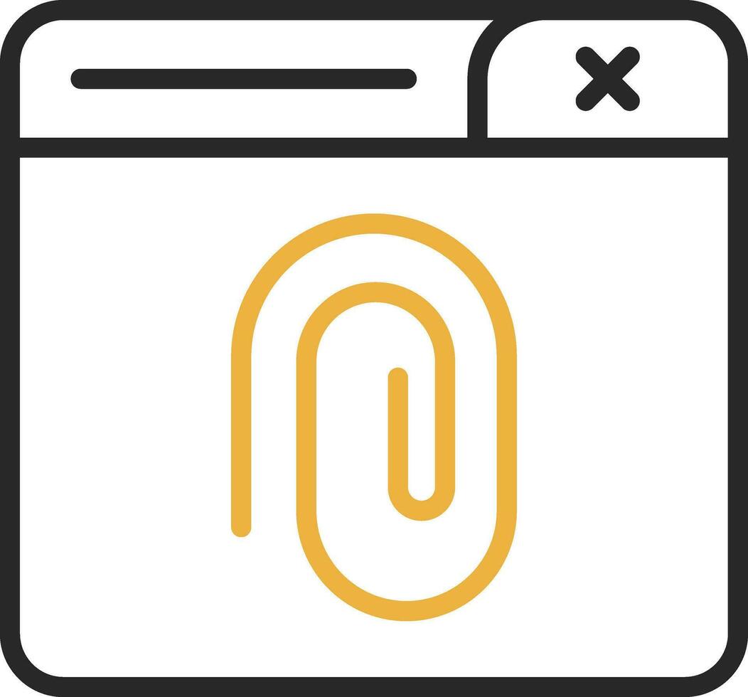 Atachment Vector Icon Design
