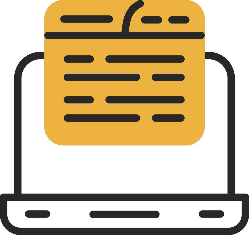 Laptop Vector Icon Design