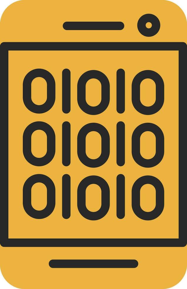 Binary Code Vector Icon Design