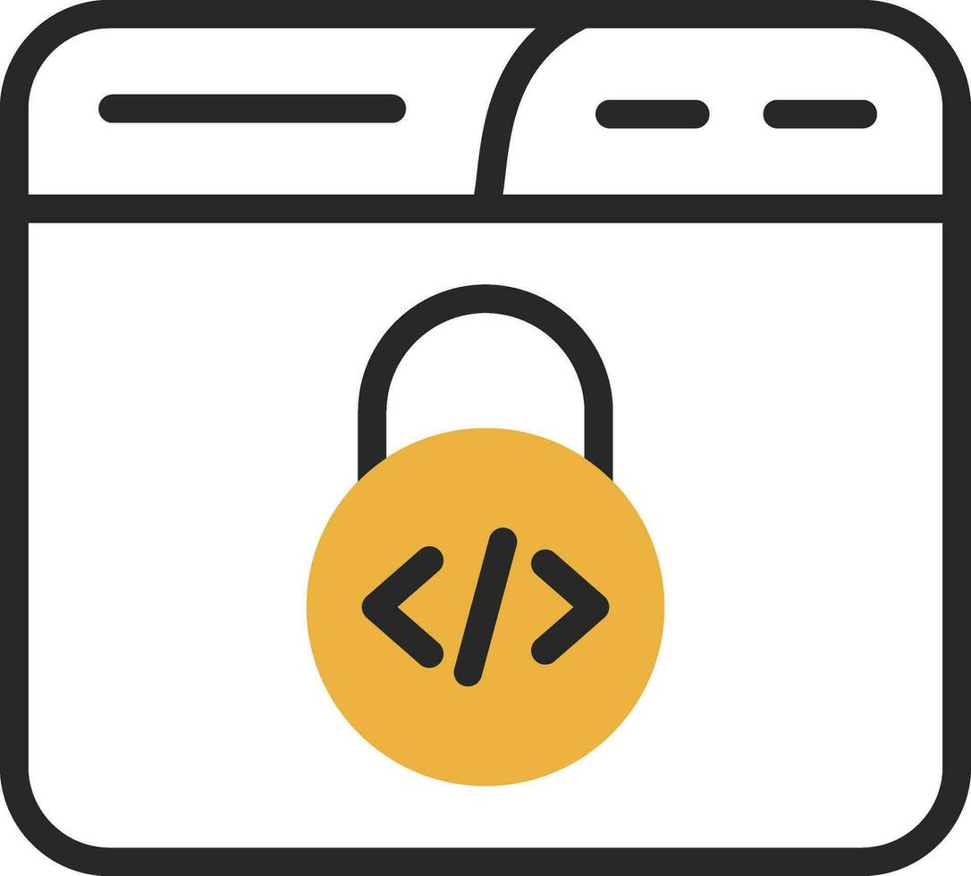 Unsecured Vector Icon Design