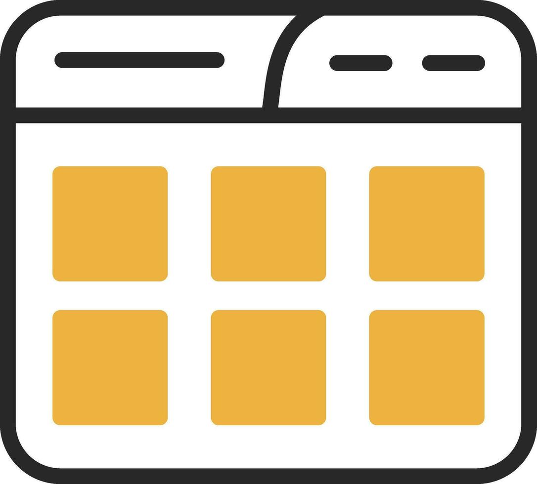 Thumbnails Vector Icon Design