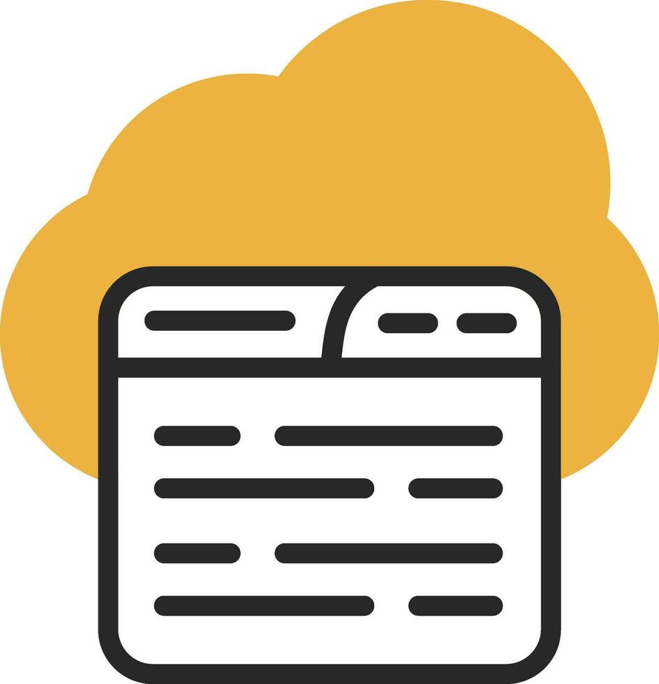 Cloud Vector Icon Design