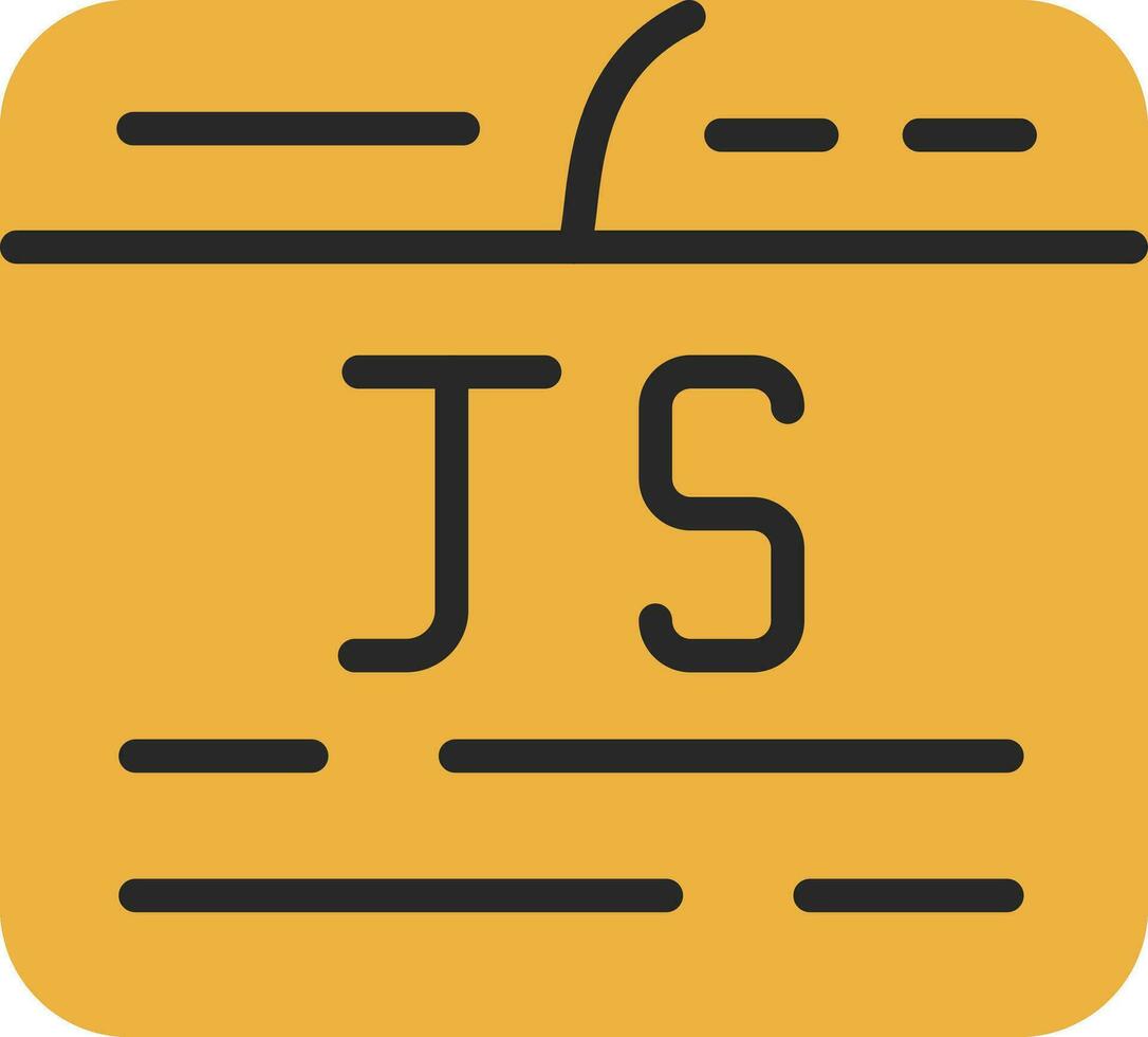 js vector icono diseño