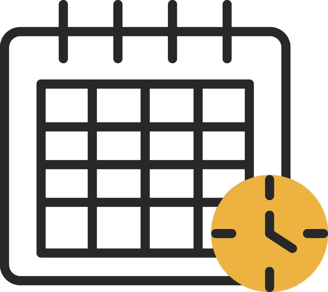 Deadline Vector Icon Design