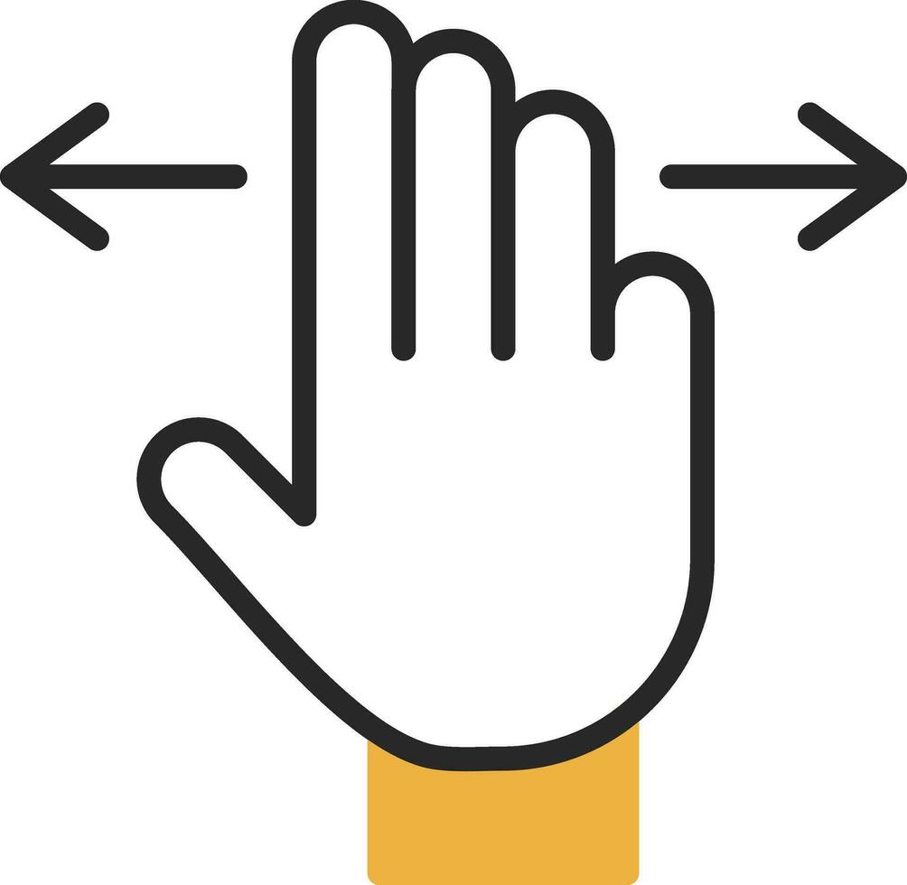 Swipe Vector Icon Design