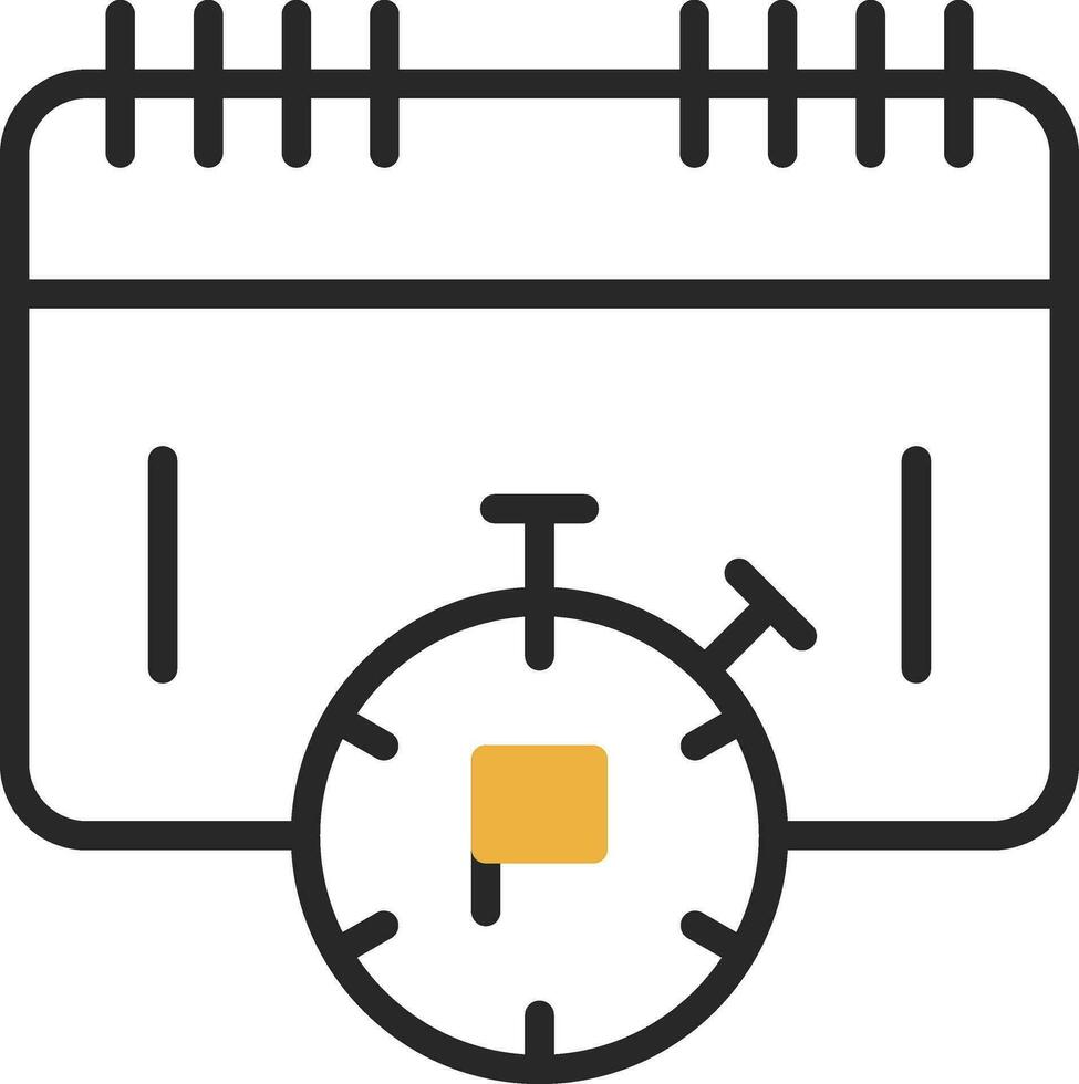 Deadline Vector Icon Design