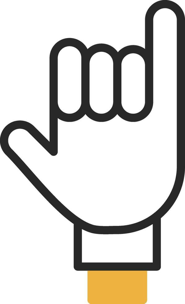 Little Finger Vector Icon Design