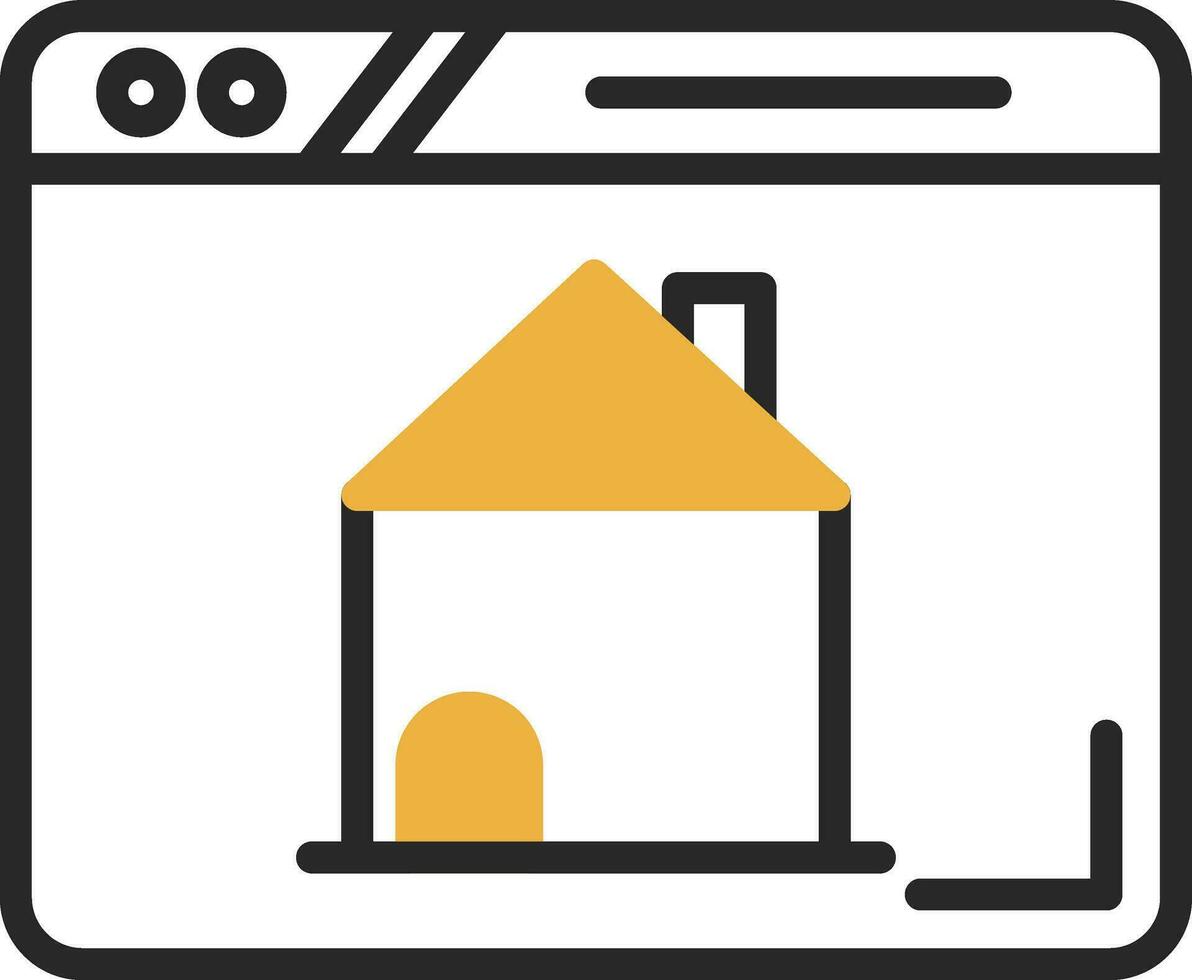 Home Page Vector Icon Design