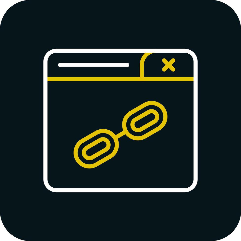 Web Link Vector Icon Design