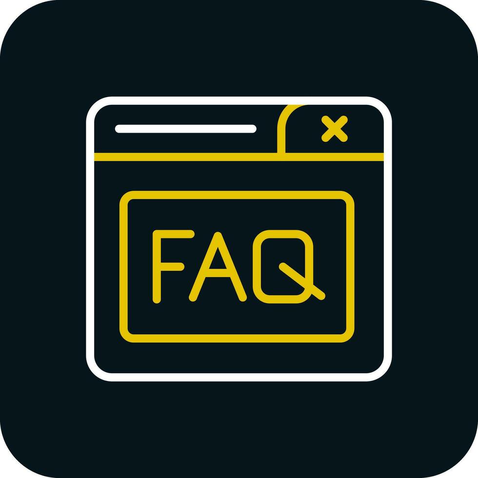 Faq Vector Icon Design