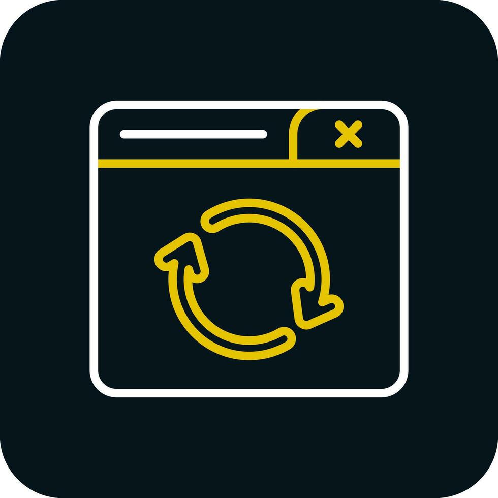 Refresh Page Vector Icon Design