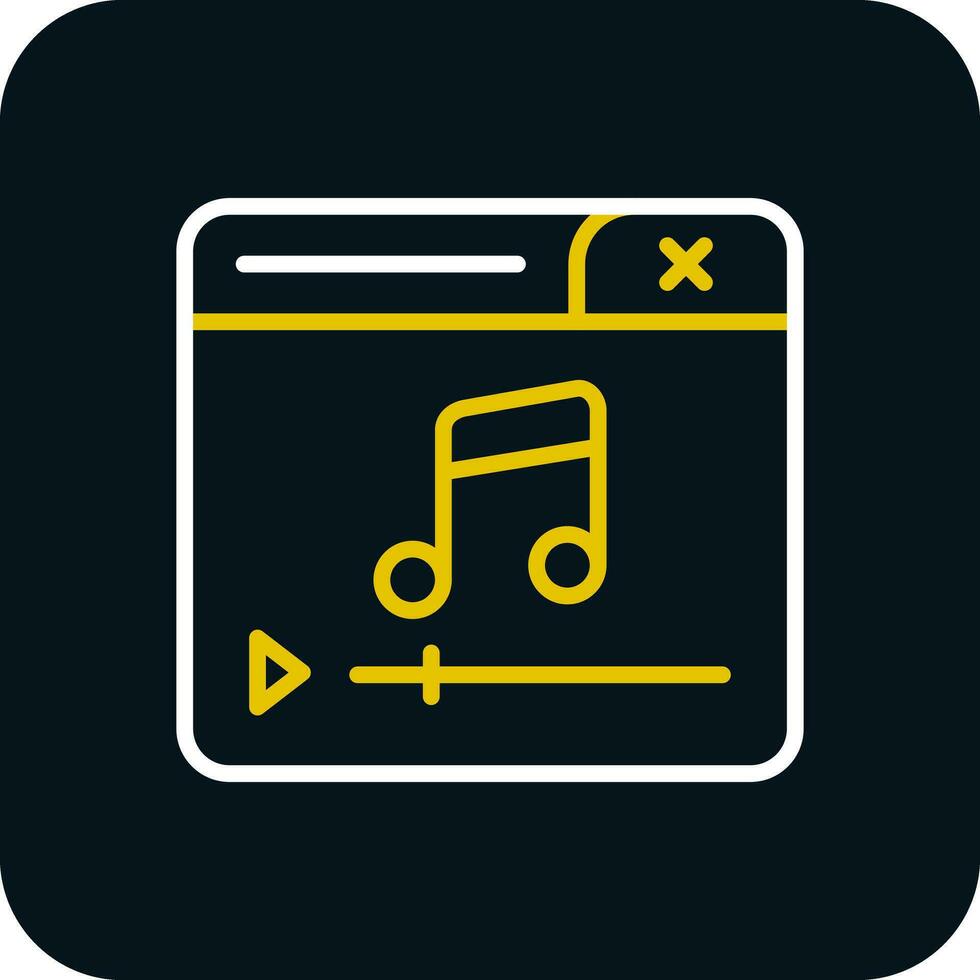 Music Player Vector Icon Design