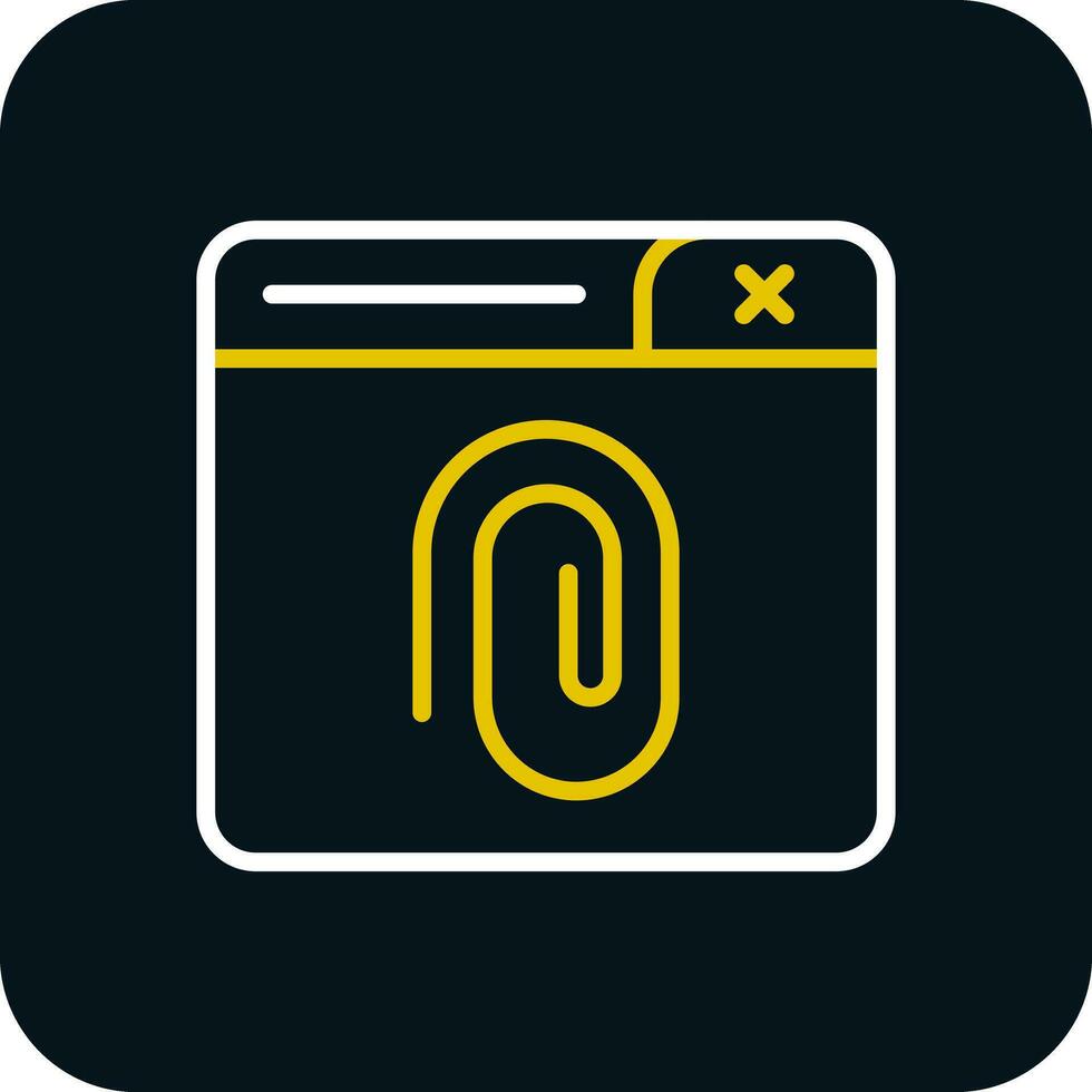 Atachment Vector Icon Design