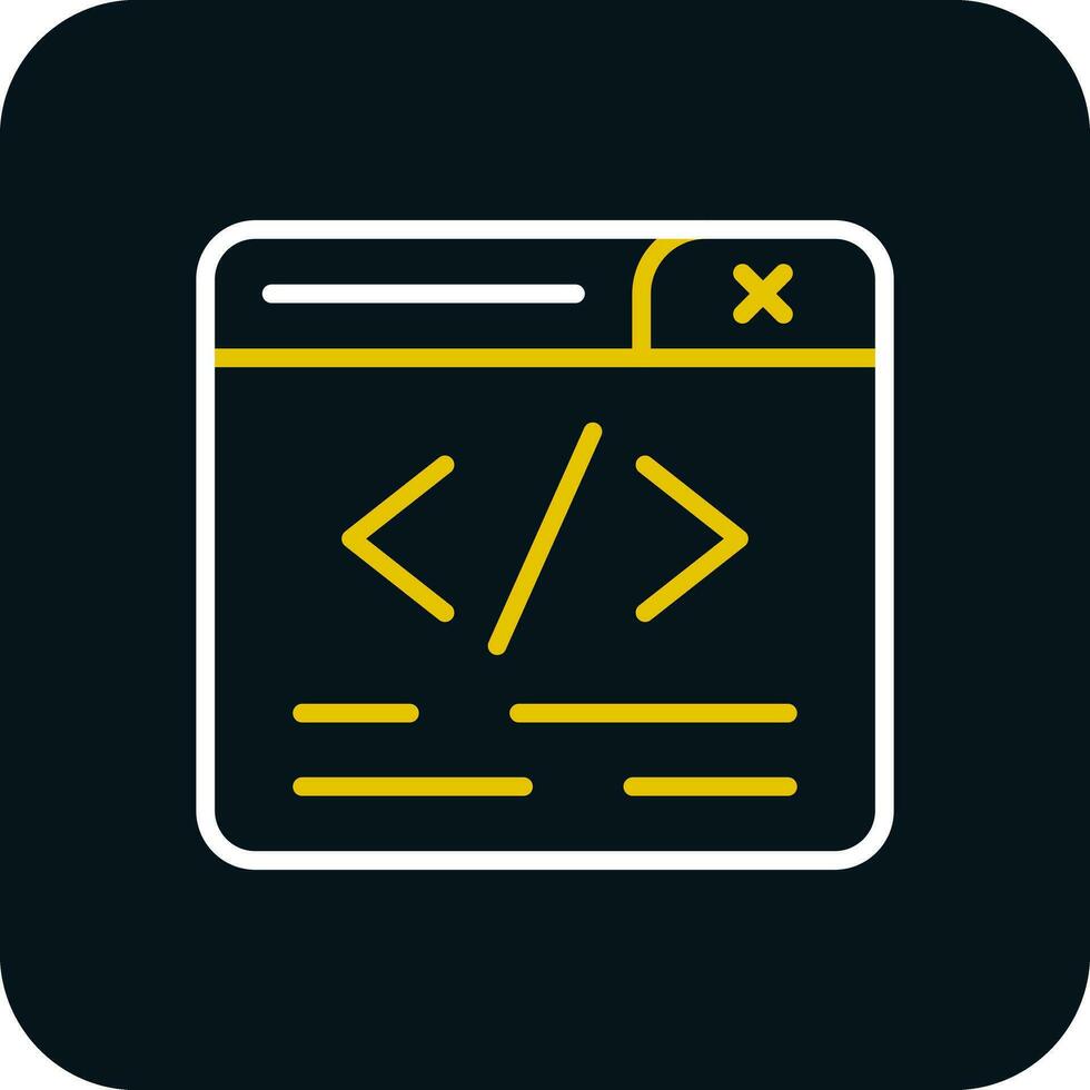 Web Programming Vector Icon Design