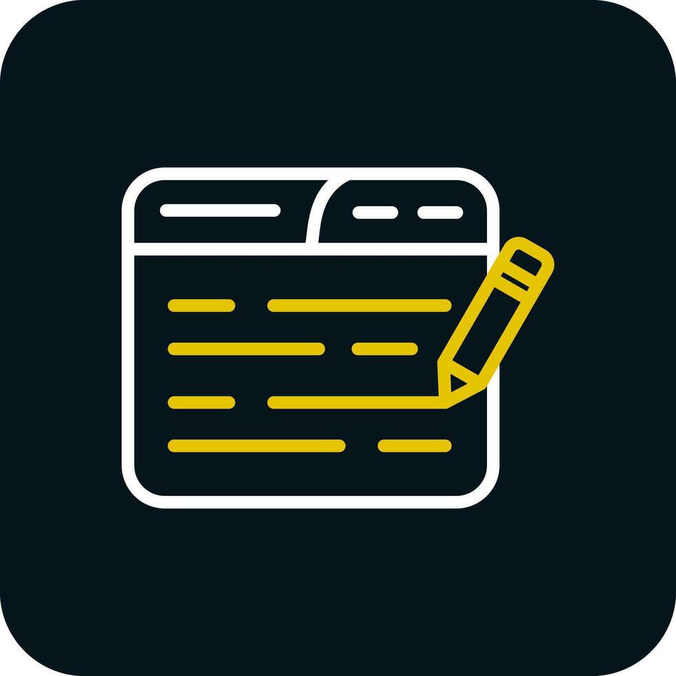 Edit Code Vector Icon Design