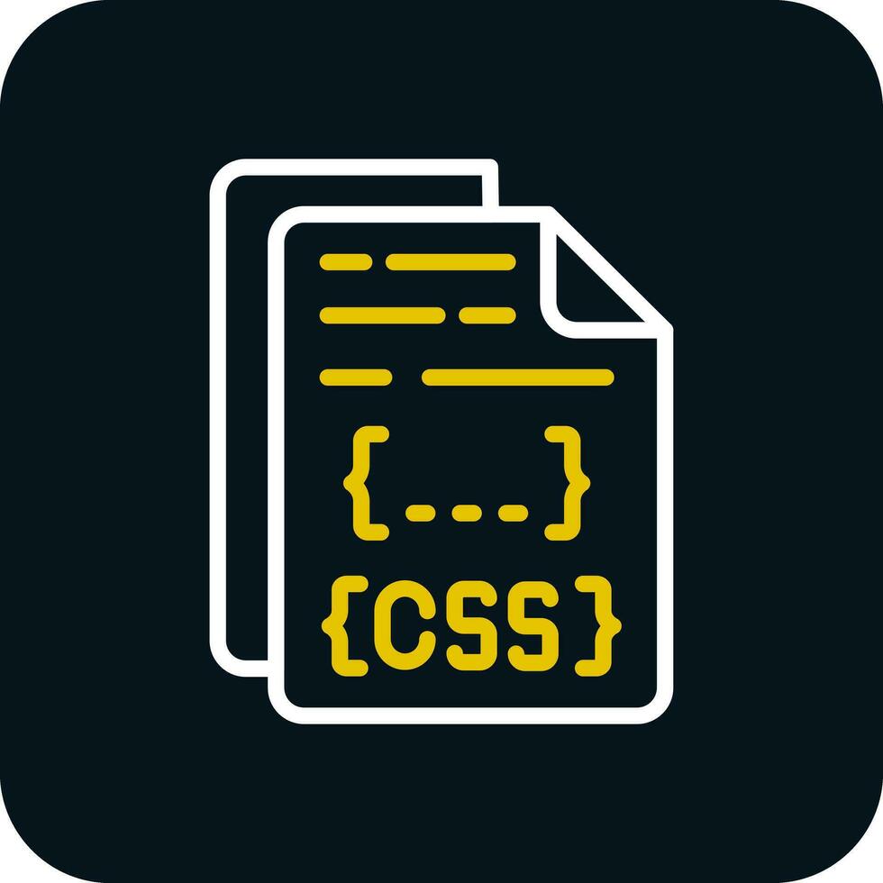 diseño de icono de vector de archivo css