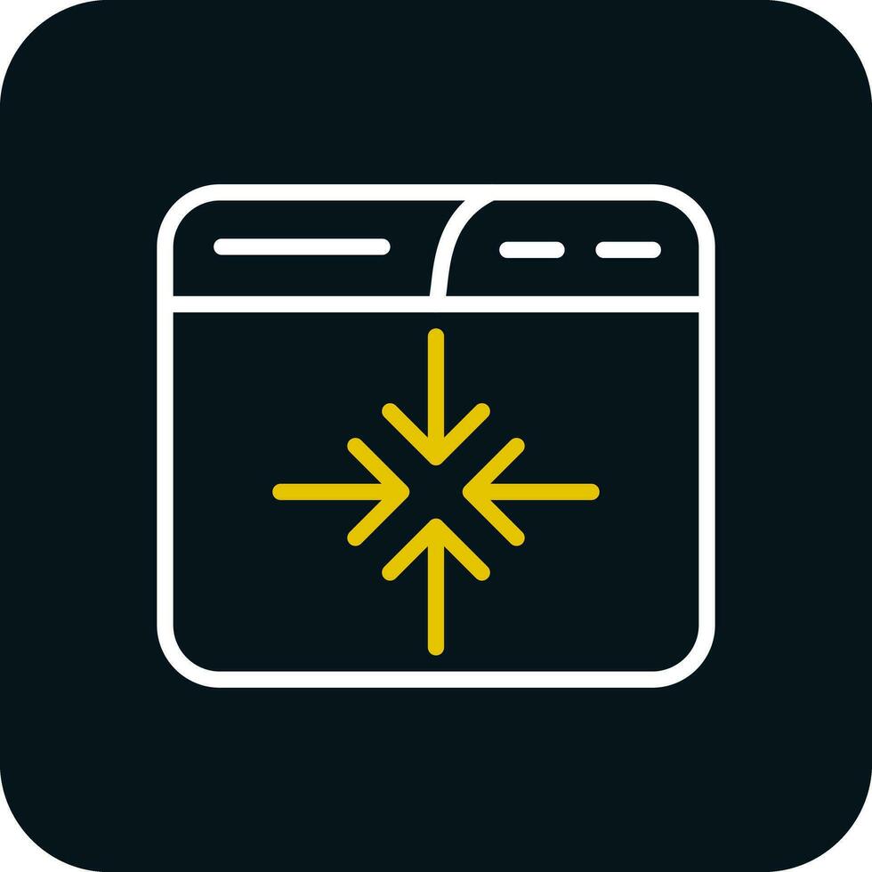 Minimize Vector Icon Design