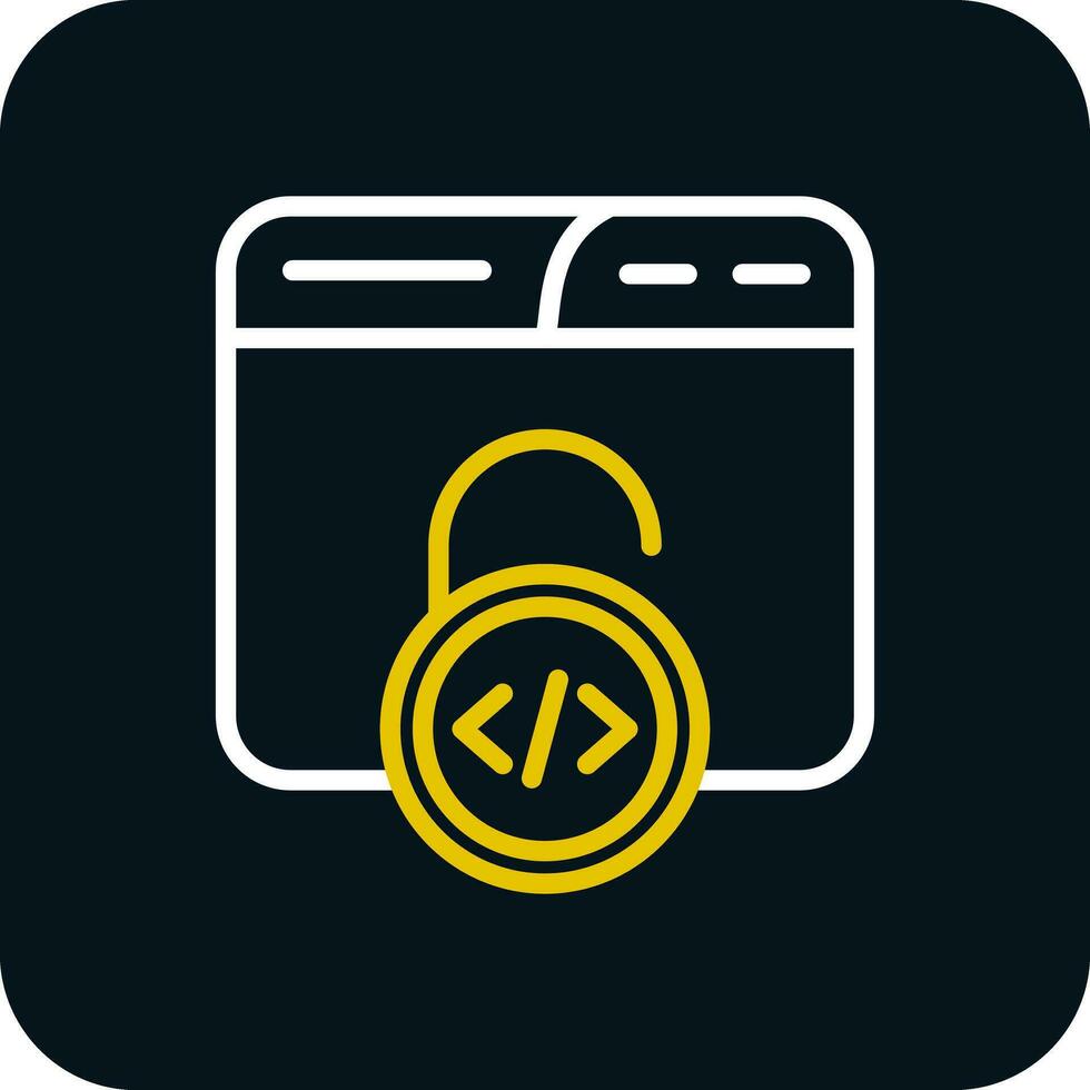 Unsecured Vector Icon Design