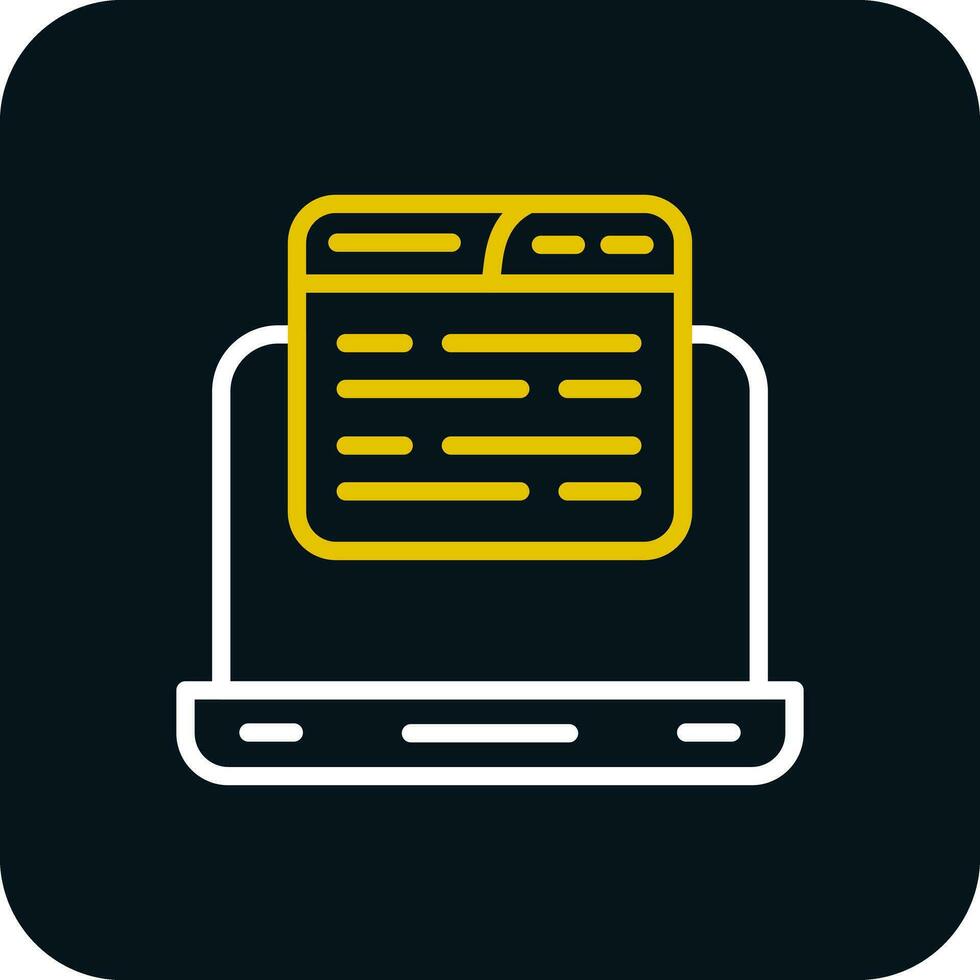 Laptop Vector Icon Design