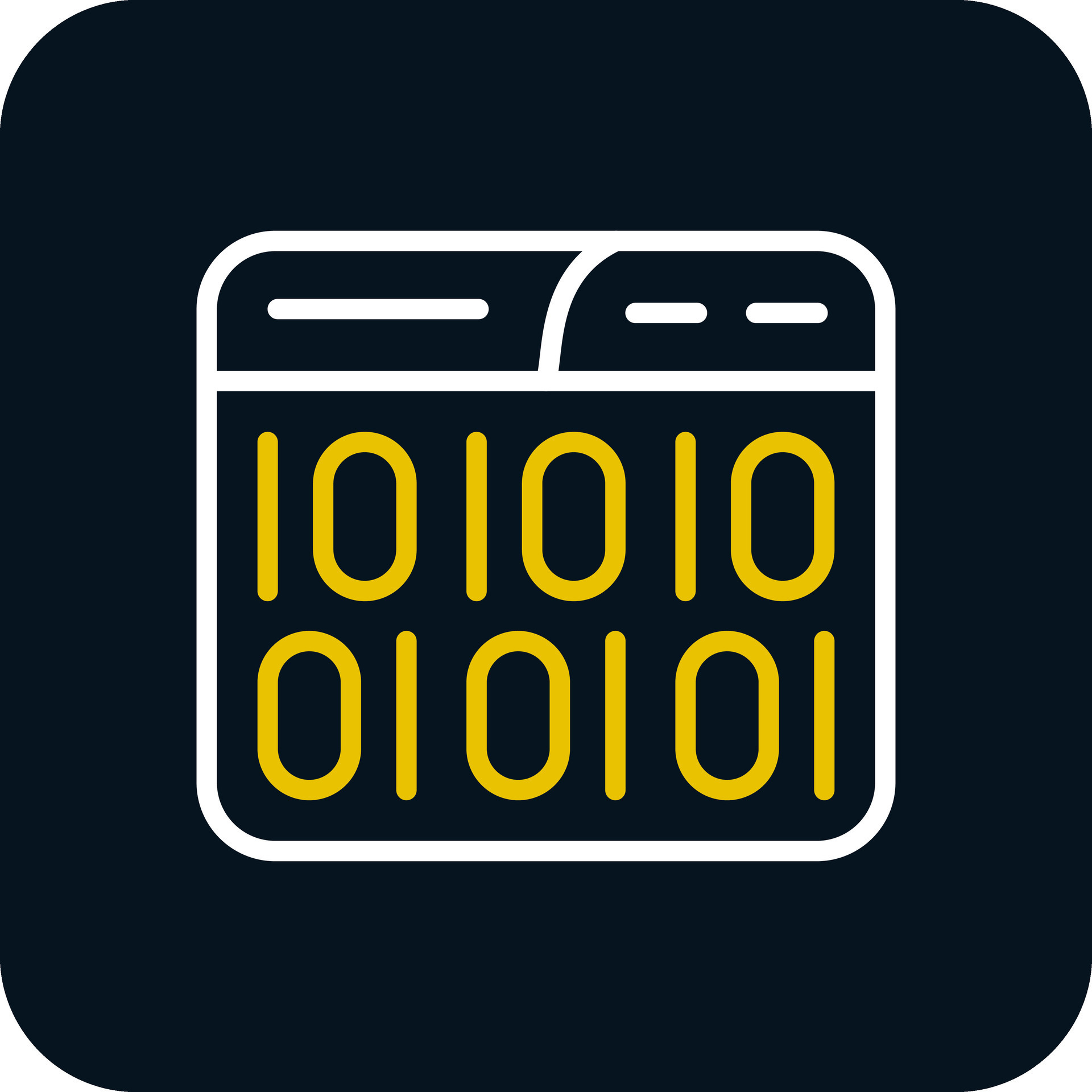 Binary Code Vector Icon Design 26079143 Vector Art at Vecteezy