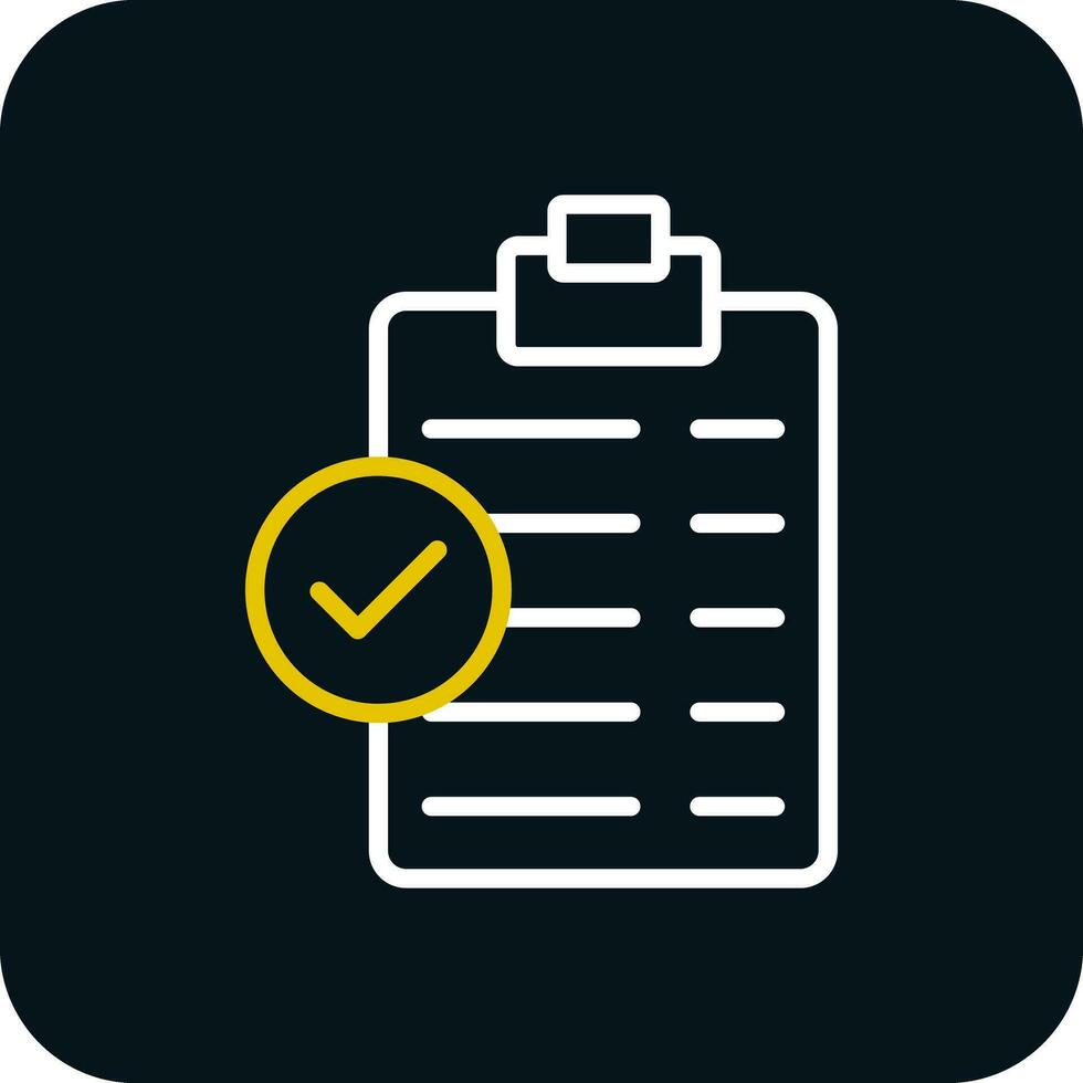 Task Planning Vector Icon Design