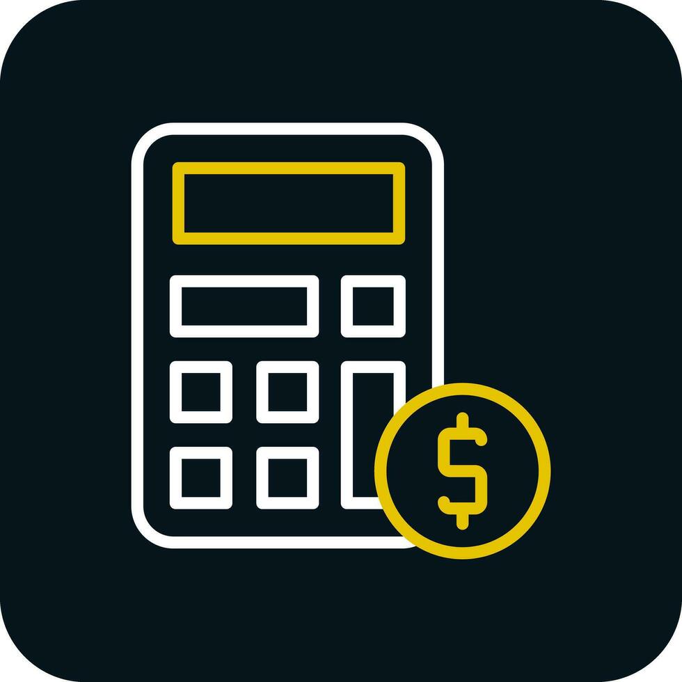 diseño de icono de vector de calculadora