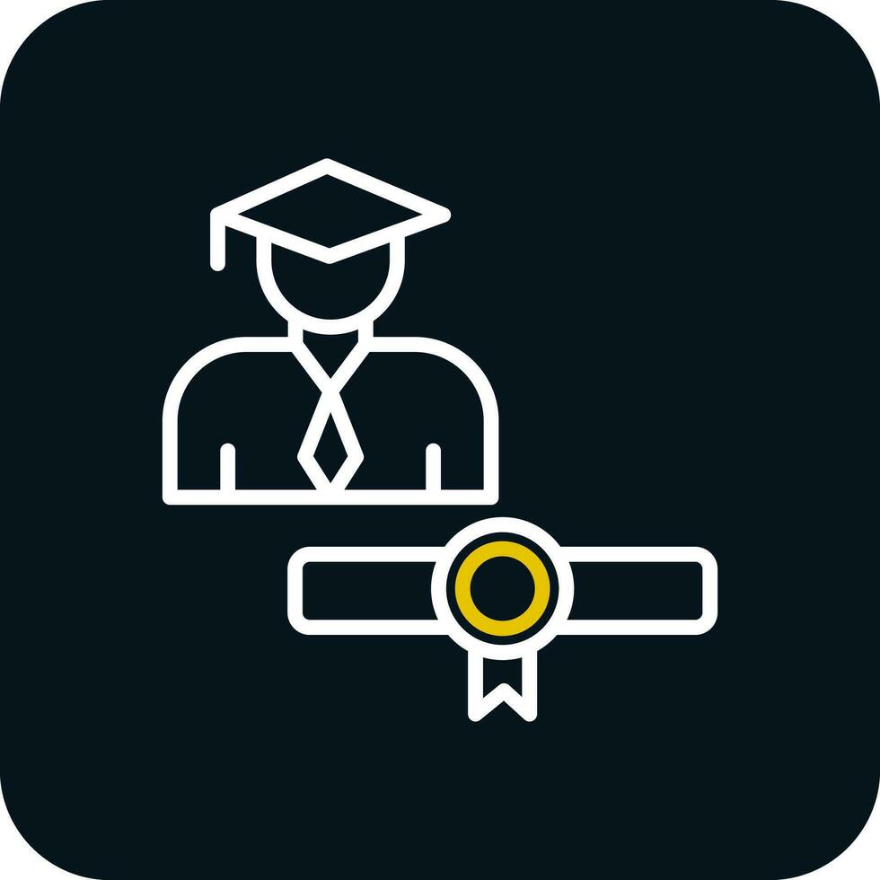 Graduate Vector Icon Design