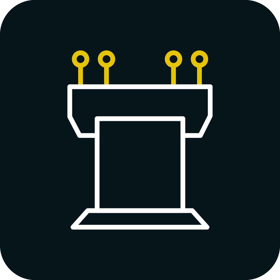 Podium Vector Icon Design