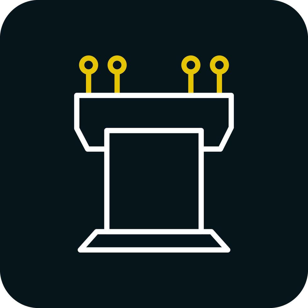 Podium Vector Icon Design